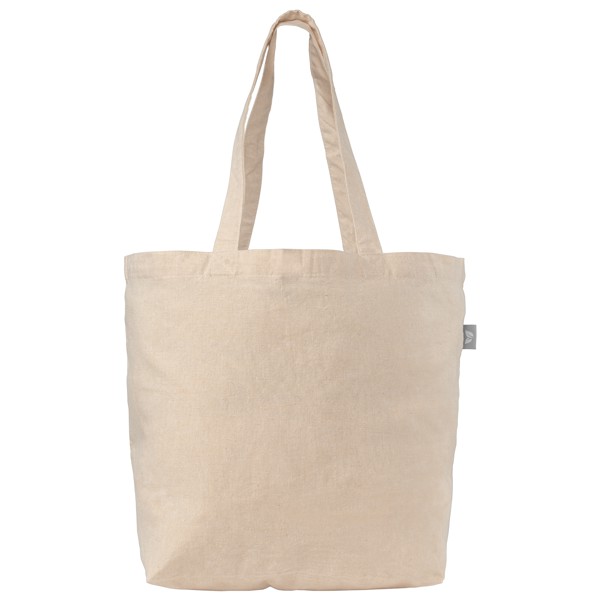 Budget Shopper 5 oz. Recycled Cotton Tote - Natural / Heat transfer