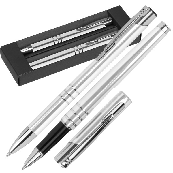 NORMA Set de scris metalic - White