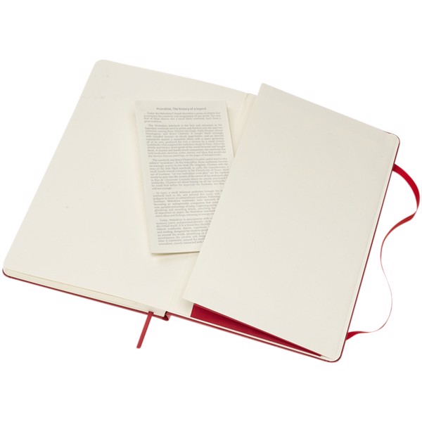 Moleskine Classic L hard cover notebook - ruled - Scarlet Red