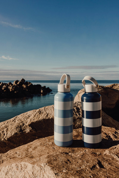 VINGA Lagoa RCS SS bottle 600 ML - Light Blue / White