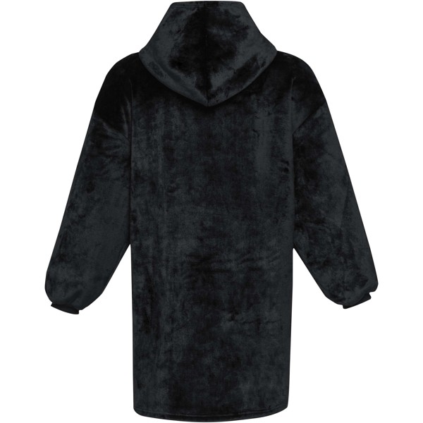 Denali GRS hoodie blanket - Solid Black