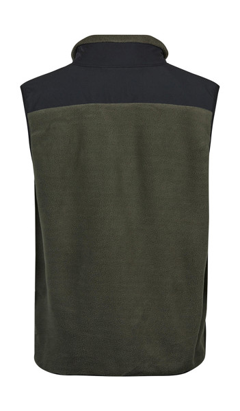 Mountain Fleece Bodywarmer - Deep Green / Black / S