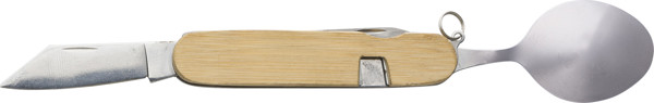 Conjunto de talheres de bambu Ainsley