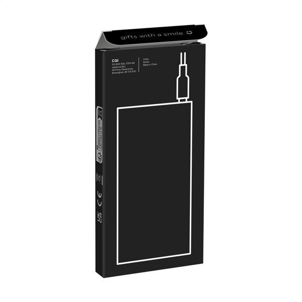 Tecco GRS Recycled Alu Powerbank 5000 chargeur externe - argenté