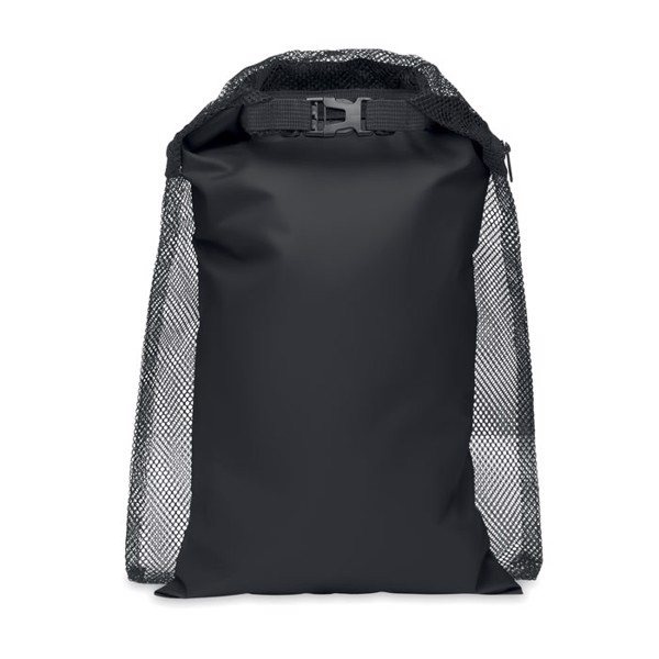 Waterproof bag 6L with strap Scuba Mesh - Black