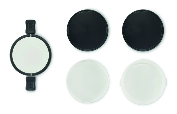 PP two-tier lunch box 950 ml Ensala - White