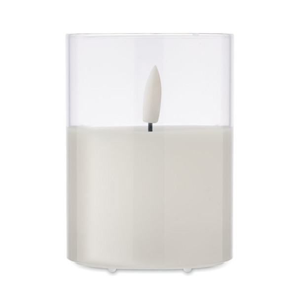 LED wax candle in glass holder Xandle+