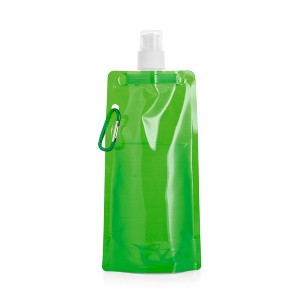KWILL. 460 ml PE skládací láhev - Zelená