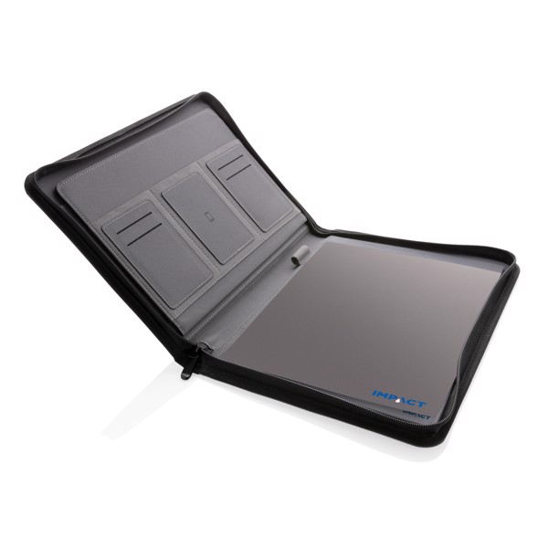 XD Xclusive A4 portfolio, recycled rPET, zipper - Anthracite