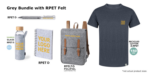Bundle: New team member Ecofriendly Bundle (Pen + Notebook + Bottle + Tshirt + Backpack)