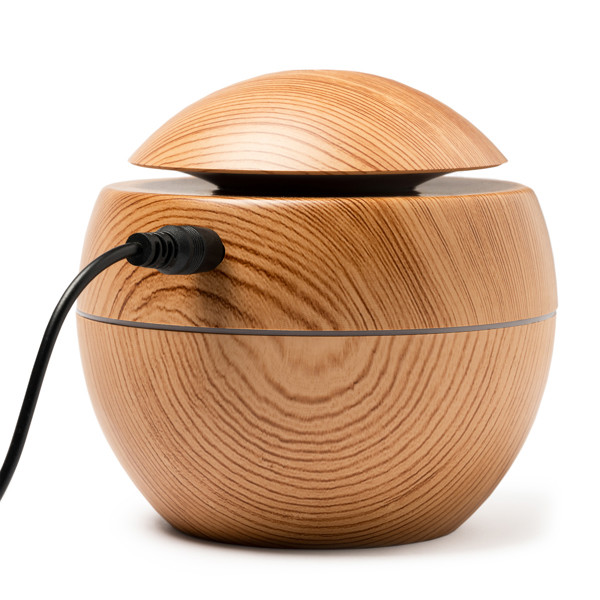 Humidificador difusor de aromas personalizado 130 ml con luz LED multicolor