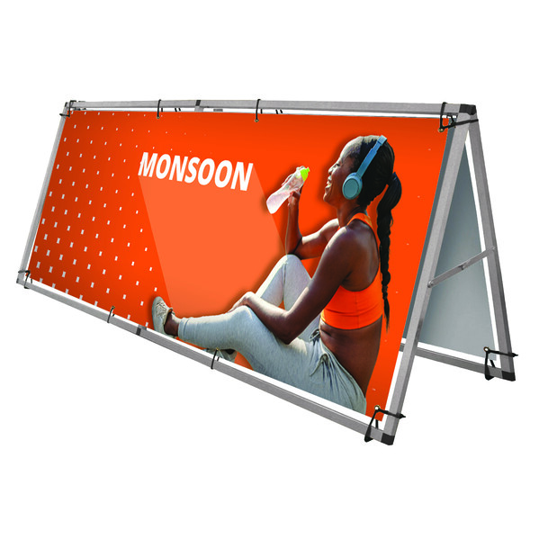 Golf Banner Monsoon com impressão incluída - 2500 mm