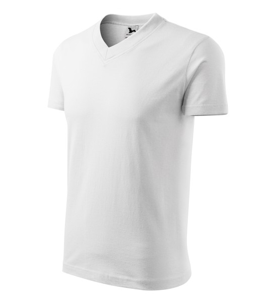 T-shirt unisex Malfini V-neck - White / 3XL