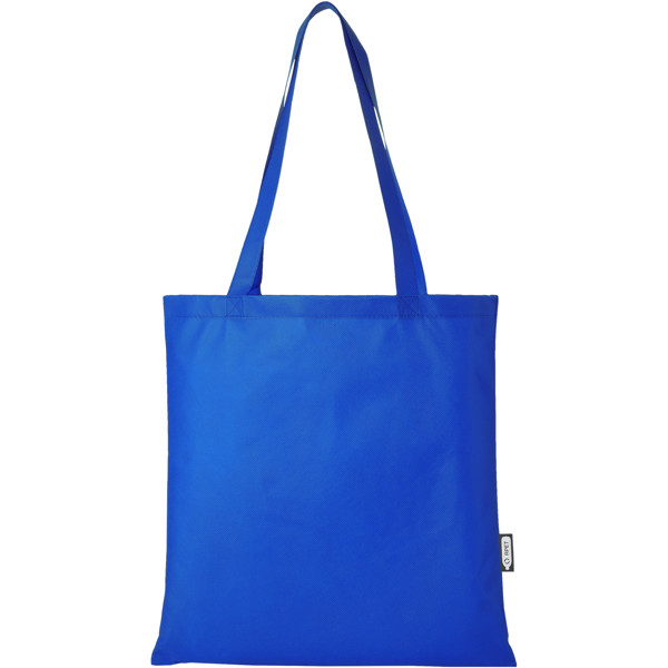 Sac shopping convention Zeus de 6 L non tissé recyclé certifié GRS - Bleu royal
