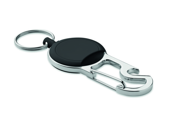 Sissetõmmatav märgihoidja komplekt Pulric - Must