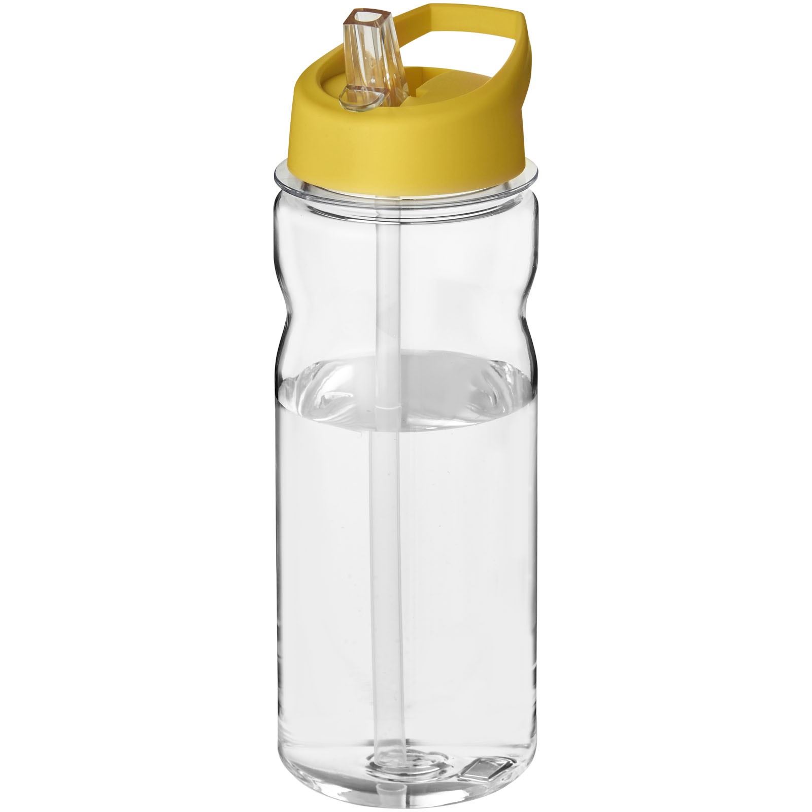 Sportovní láhev s víčkem s hubičkou Base Tritan™ 650 ml - Průhledná / Žlutá