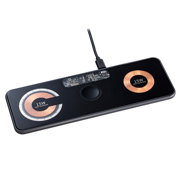 3-en-1 Chargeur sans fil rapide GOLNEY - noir