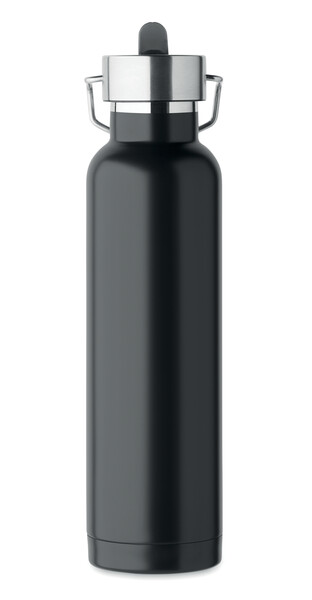 Dvojstenná fľaša 660 ml Riflow - Čierna