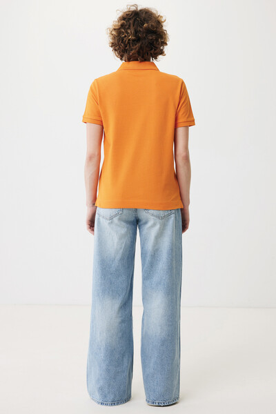 Iqoniq Yosemite recycled cotton pique polo - Orange / L