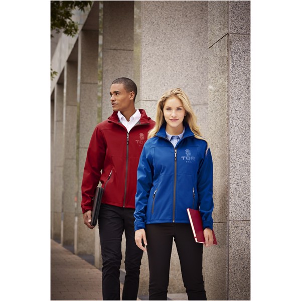 Langley men's softshell jacket - Red / M
