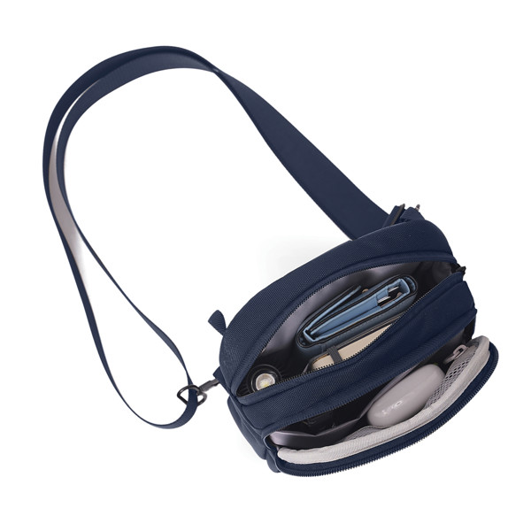 Sac bandoulière Boxy - Bleu Marine / Bleu Marine