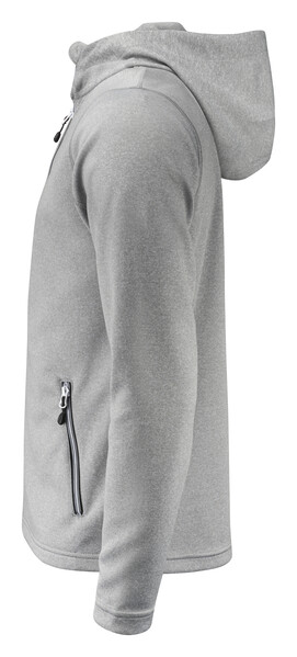 Layback Hooded Jacket Grey Melange 5XL