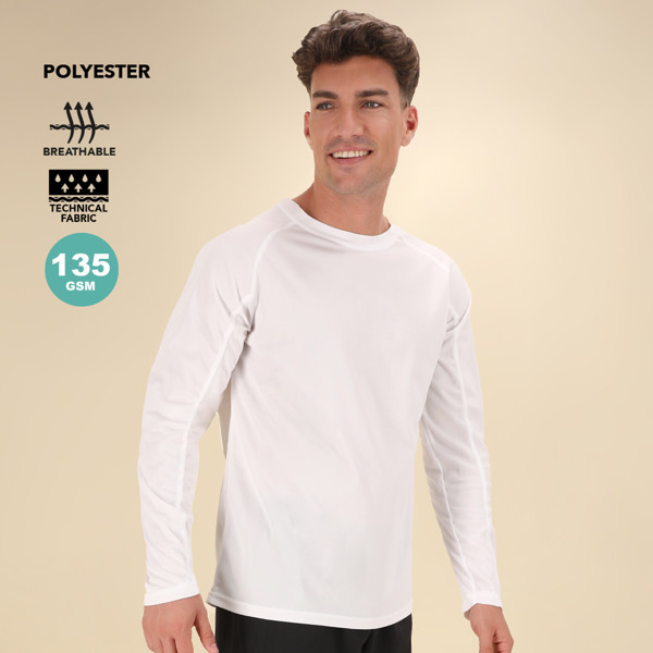 Camiseta Adulto Tecnik Maik - Blanco / M