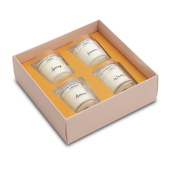 Seasons set of 4 scented candles - Mix
