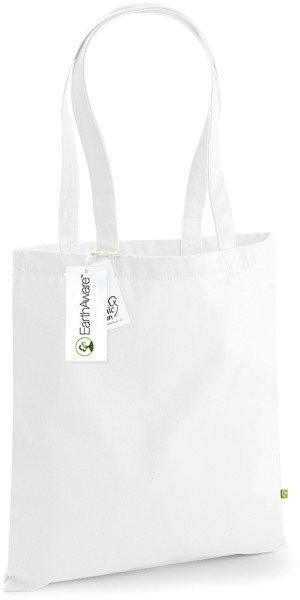 EarthAware™ Bio Baumwolltasche Westford Mill | W 801 - White / onesize