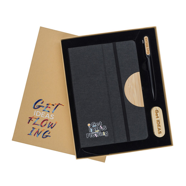 Denver gift set with 64GB USB memory - Black
