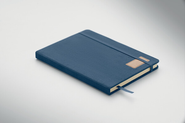 Carnet A5 rigide en RPET Cordi Note - Bleu