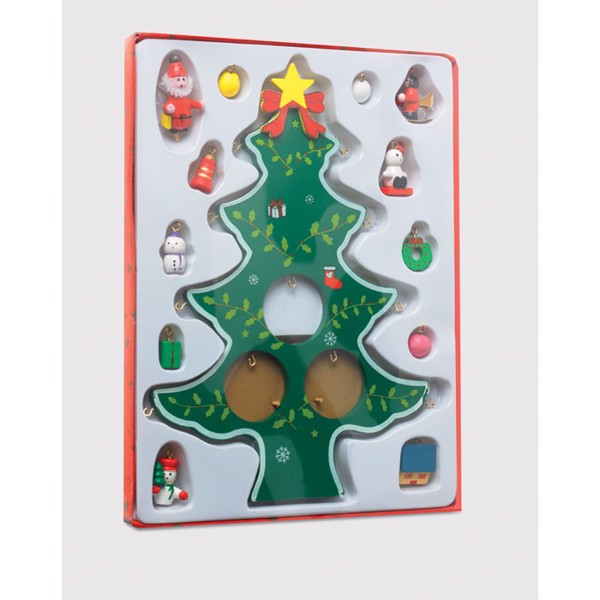 Wooden xmas tree decoration Woodtree