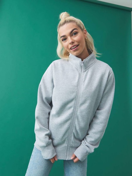 Campus Full Zip Sweat - Deep Black / 2XL
