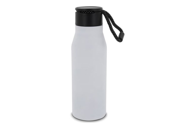 Thermo bottle with rope 600ml - White