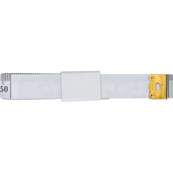 Rubberised 1,50 m measuring tape  MAXINE - White