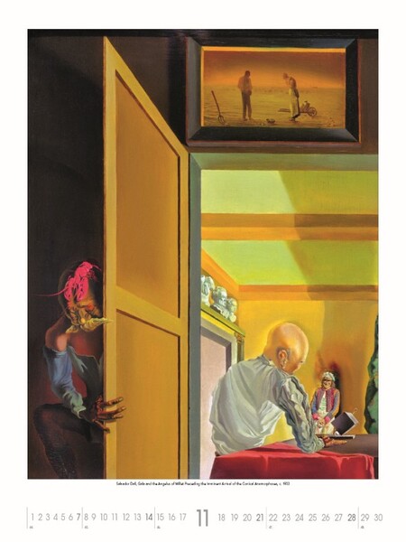 Nástenný Kalendár Salvador Dalí 2027