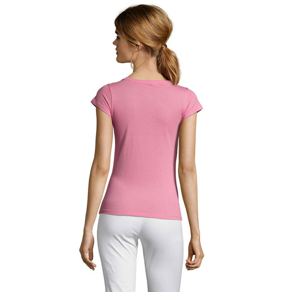MOON T-SHIRT SENHORA 150g - Cor-De-Rosa OrquídeaL