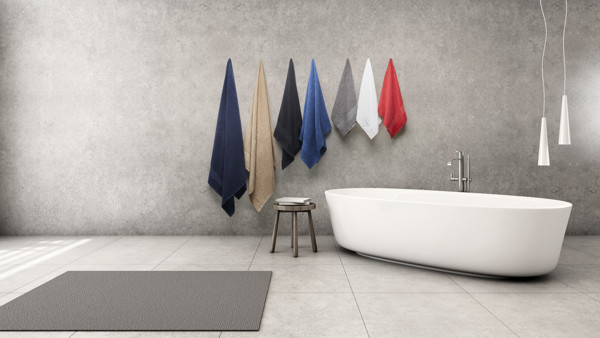 Telo in cotone organico 140x70 Perry - Bianco