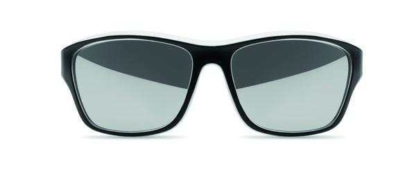 Mirrored sport sunglasses UV400 Yuma - White