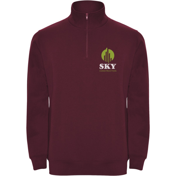Pull zippé Aneto avec fermeture quart de zip - Garnet / L