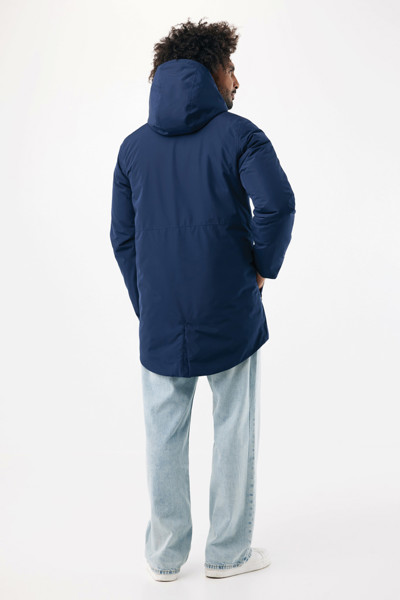 Parka en polyester recyclé IQONIQ Thelon - Bleu Marine / XXL