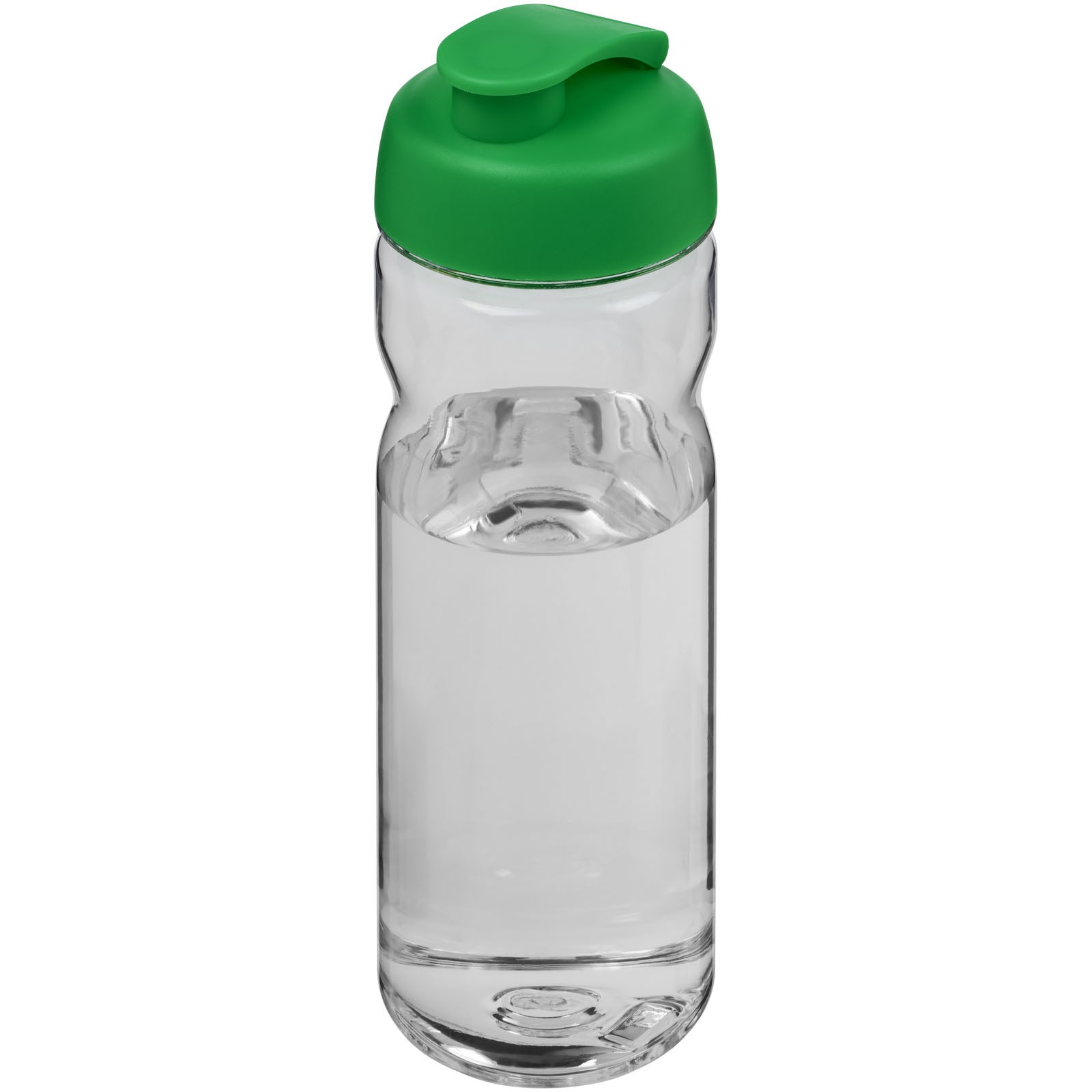 Sportovní láhev s vyklápěcím víčkem Base Tritan™ 650 ml - Průhledná / Zelená