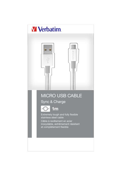 Verbatim Sync and Charge Micro USB cabel 100cm
