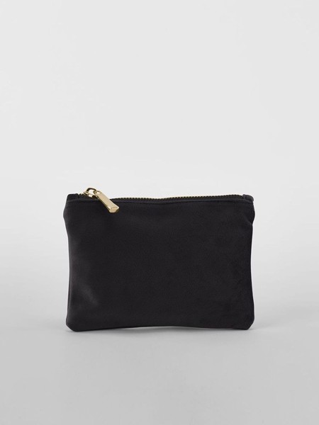 Velvet Accessory Pouch - Black Onyx