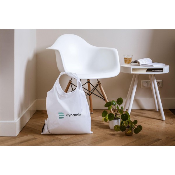 Strawberry GRS RPET foldable bag - White