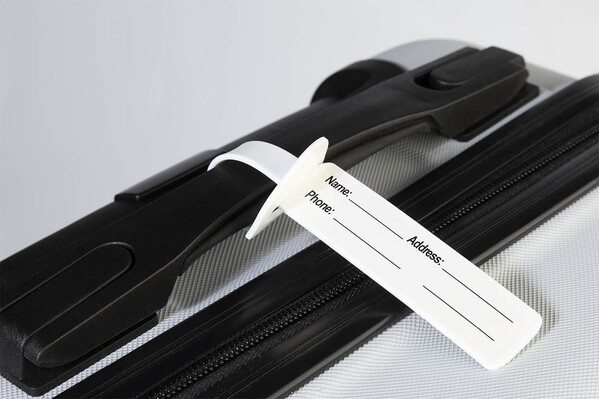 Luggage Tag Pudong - White