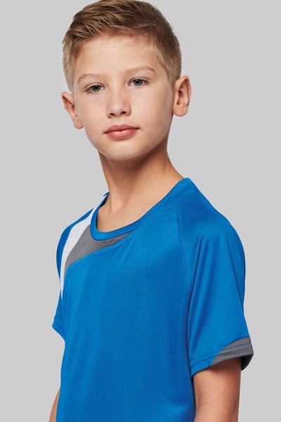 Dječji dres kratkih rukava - Grey / Bright Yellow / Black / 6-8 years