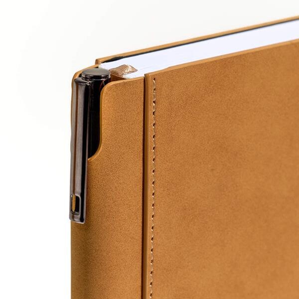 Agenda Diária A5 Bali, Nubuck - Cinza Escuro