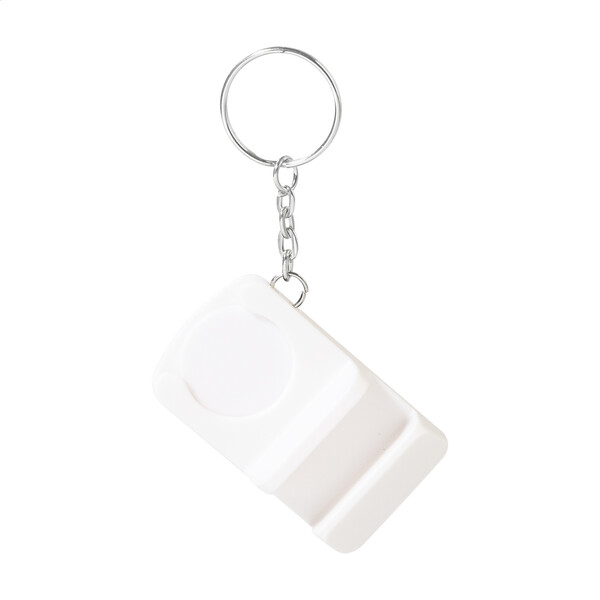 Rabs Trolley Coin Keyring Hoken - White