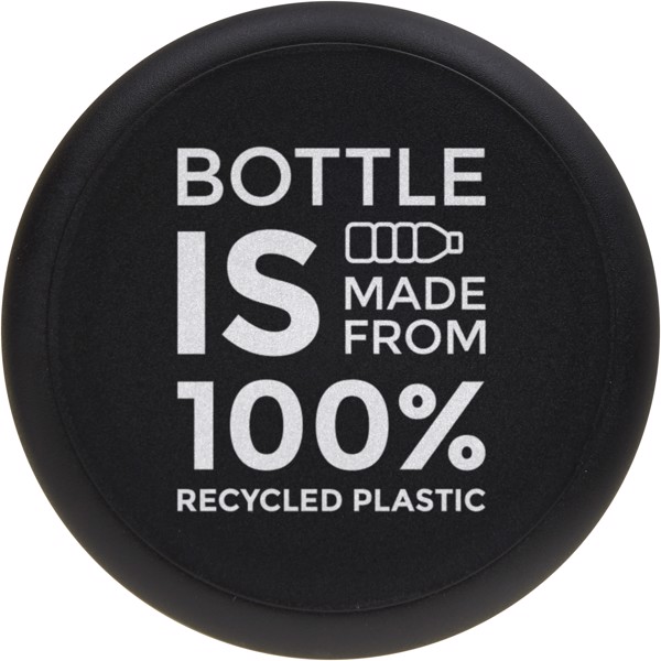 H2O Active® Eco Base 650 ml fľaša na vodu so skrutkovacím uzáverom - Uhľová / Jednofarebná čierna
